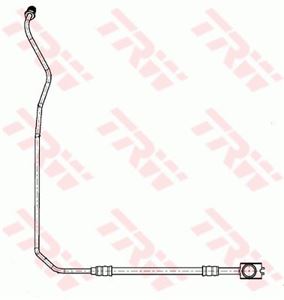 Elastyczny przewód  hamulcowy - TRW PHD944