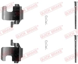  Accessory Kit, disc brake pad - QUICK BRAKE 109-1273