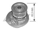  Water Pump, engine cooling - AIRTEX 1447