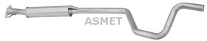 Střední tlumič výfuku - ASMET 30.009