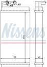  Heat Exchanger, interior heating - NISSENS 70230