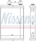 Radiador de calefacción - NISSENS 71451