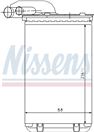  Heat Exchanger, interior heating - NISSENS 73252