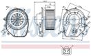 vnitřní ventilátor - NISSENS 87030