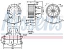 vnitřní ventilátor - NISSENS 87033