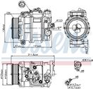 Kompressori, ilmastointilaite - NISSENS 89090