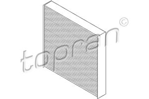 Filtr, vzduch v interiéru - TOPRAN 720 325