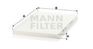 Filtr, vzduch v interiéru - MANN-FILTER CU 3562