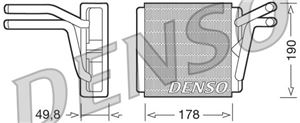 Výměník tepla, vnitřní vytápění - DENSO DRR33001