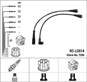 Sada kabelů pro zapalování - NGK 7206