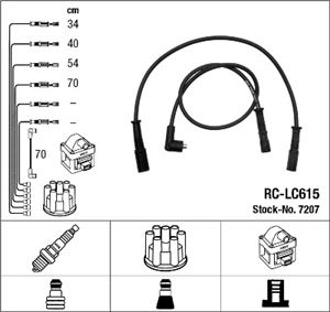 Sada kabelů pro zapalování - NGK 7207