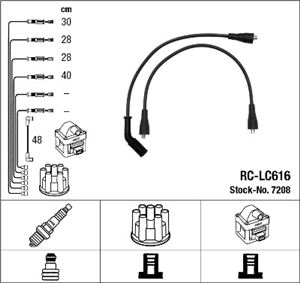  Ignition Cable Kit - NGK 7208