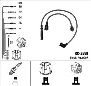 Sada kabelů pro zapalování - NGK 9907