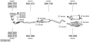  Exhaust System - BOSAL SYS04142