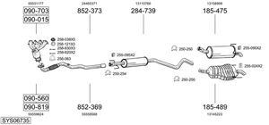 Exhaust System - BOSAL SYS06735